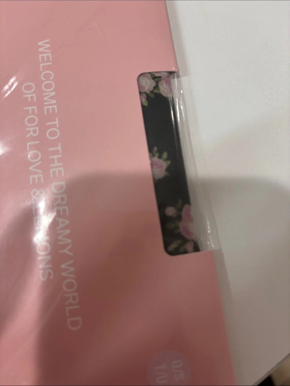 NWT For Love And Lemons Black Floral Knee-High Hosiery